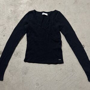 Hollister Black Long Sleeve Tee